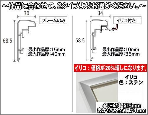 仮縁 ボルドー 15号 651×530mm 出展用額縁 bordeaux - 額縁 - 激安通販 