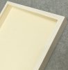 細角箱15 乳白 SM(サムホール) 227×158mm 油彩額縁 木製・アッシュ材 アクリルガラス仕様