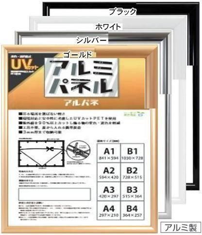 5016 アルパネ A2 (594×420mm) アルミ製 アルミパネル - 額縁