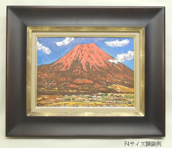 開田型2 金＋根来 M12号 油彩額縁 アクリル板仕様 【大型商品※送料別途お見積り】 - 額縁 - 激安通販 | 額のまつえだ / 油彩 ・水彩・デッサン額縁専門店