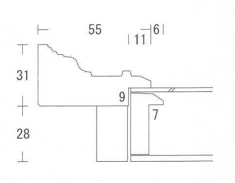 珠回廊 金 SM (サムホール) 227×158mm 油彩額縁 差箱黄袋付き - 額縁