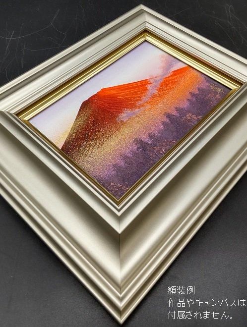 超軽量 すごい 油絵額 P10号 〔530×410mm〕 パールゴールド すごく軽い