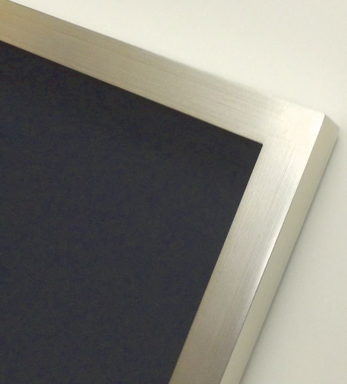 角箱 銀 S4号(正方形) 333×333mm 油彩額縁 表面保護：アクリル 木製
