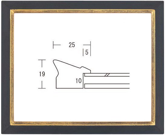 水彩用額縁 木製フレーム 翼 サイズF8号-