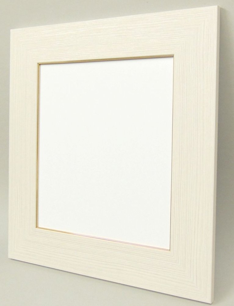 色紙額縁 木製フレーム 4860 (8X9寸) ホワイト