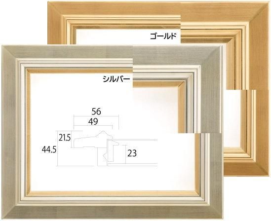 7763 F8号 軽量油彩額縁 | 木製・UVカット - 額縁 - 激安通販 | 額の