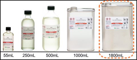 ネオペインティングオイル 1800ml (1800mL) (クサカベ) 調合溶き油 画