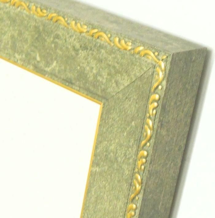 8139 グリーン 100角 ワンランク上のアートに 日本製 ミニ額 限定品