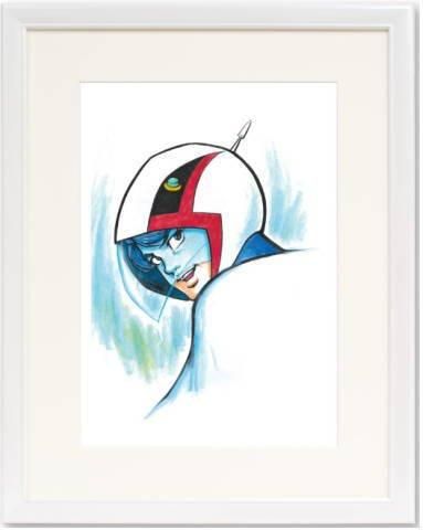 【真作】吉田すずか「ガッチャマン1号 大鷲の健」ジクレー 直筆サイン 版画 真作】吉田すずか「ガッチャマン1号 大鷲の健」ジクレー 直筆