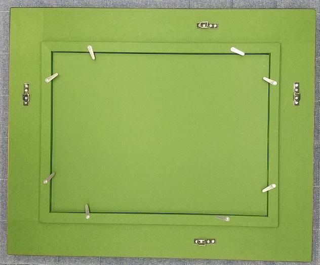 キュート2 金 F3号 273×220mm 木製油絵額縁 アクリル板仕様 (f3