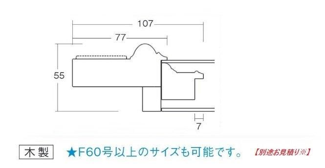 6231額 F25号サイズ Zシリーズ【ハンドメイド額・受注生産品