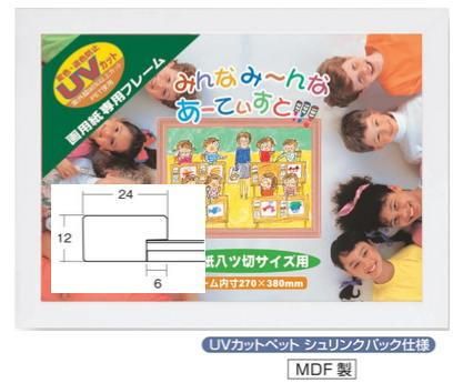 6502 カラー 木製画用紙額 八ツ切10枚セット 額縁 激安通販 額のまつえだ 油彩 水彩 デッサン額専門店