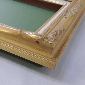 ルイ14世 金 F0号 180×140mm 油彩額縁 (f0) 木製(南洋材) アクリル仕様