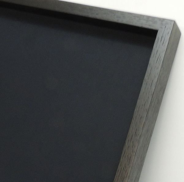 細角箱15 黒 F0号 180×140mm 油彩額縁 木製・アッシュ材 表面保護：アクリル - 額縁 - 激安通販 | 額のまつえだ /  油彩・水彩・デッサン額縁専門店