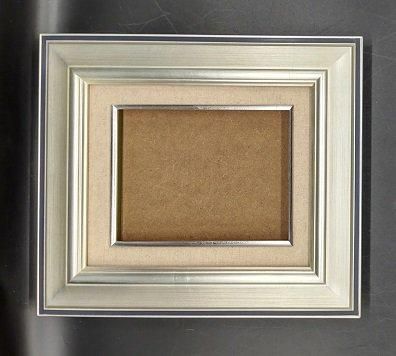 F12号 油絵用 額縁 木製 Cシルバー 7716 シルバー F12 油彩額縁【大型商品※送料別途お見積り