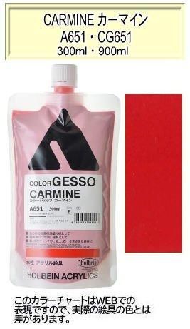 カラージェッソ カーマイン (300mL/900mL) スタンドパック A651