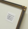 珠かんざし 金+黒 小全紙 660×505mm デッサン額縁 木製 アクリル仕様