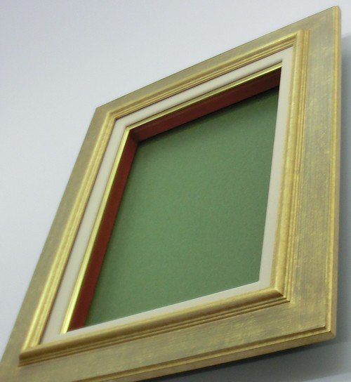 レインボー 金 F8号 (f8) (455×380mm) 油彩額縁 木製 アクリル板仕様 - 額縁 - 激安通販 | 額のまつえだ /  油彩・水彩・デッサン額縁専門店