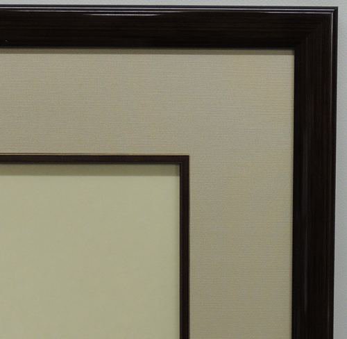 色紙額縁 木製フレーム 4995N コクタン( 黒檀)/ベージュ コクタン( 紫檀)/グレー