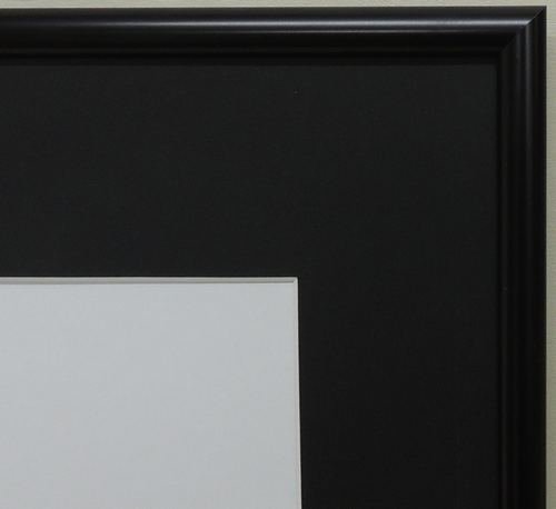 MM02-ブラック A4黒マット付き 四切額縁 アクリル付 - 額縁 - 激安通販 | 額のまつえだ / 油彩・水彩・デッサン額縁専門店