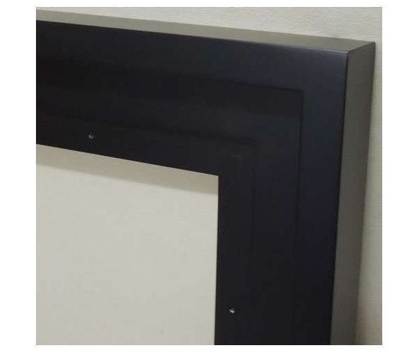 額縁　油絵/油彩額縁 木製フレーム 9976 サイズ F8号 ブラック 黒
