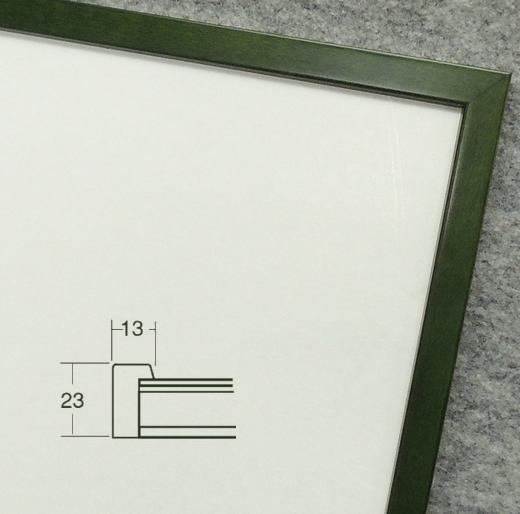 正方形の額縁 木製フレーム 5767 200角 （ 20角 ）サイズ グリーン