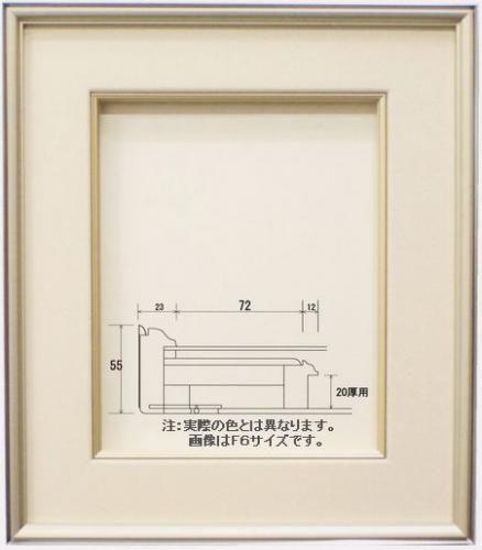 雅型 ステンレス額 10号 日本画用額縁 【メーカーより直送品 代引不可 