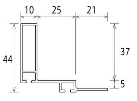 コア ホワイト (6号) 長辺：410mm 仮額・仮縁・出展用額縁【受注