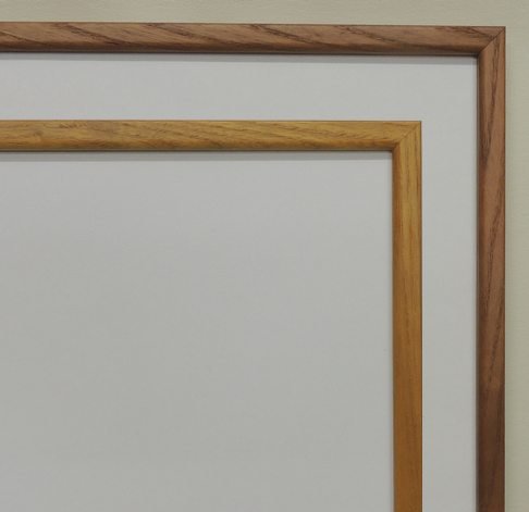 デッサン用額縁 木製フレーム Ｌ型 インチサイズ
