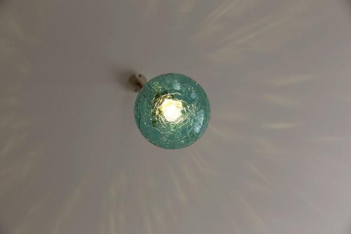 ペンダントライト レトロ 照明 罅玉 グリーン｜デザイン照明のCROIX