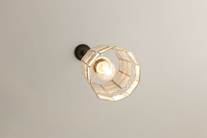 ペンダントライト カピス貝 LED電球 1灯 Flower｜デザイン照明のCROIX