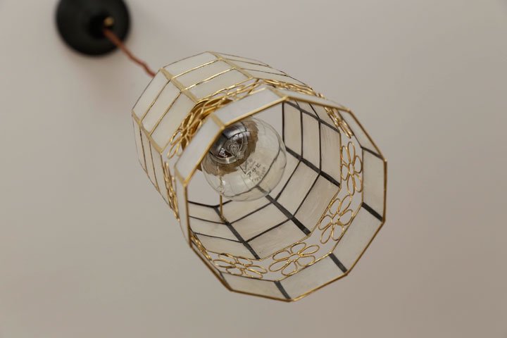 ペンダントライト カピス貝 LED電球 1灯 Flower｜デザイン照明のCROIX