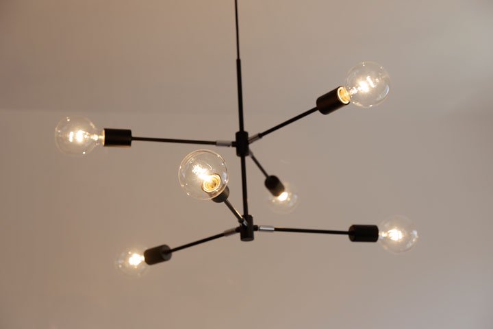 6灯ペンダントライト 照明器具 Gradiska ブラック｜デザイン照明のCROIX