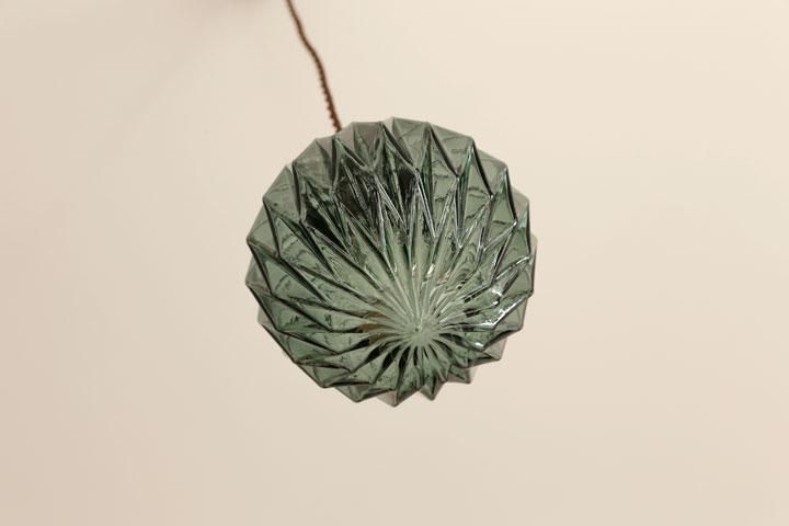 ペンダントライト ガラス LED電球 1灯 Beryl ブルー｜デザイン照明のCROIX