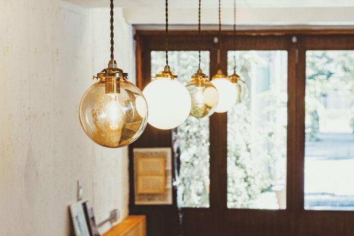 ペンダントライト 1灯 ガラス LED ゴールド Riquet｜デザイン