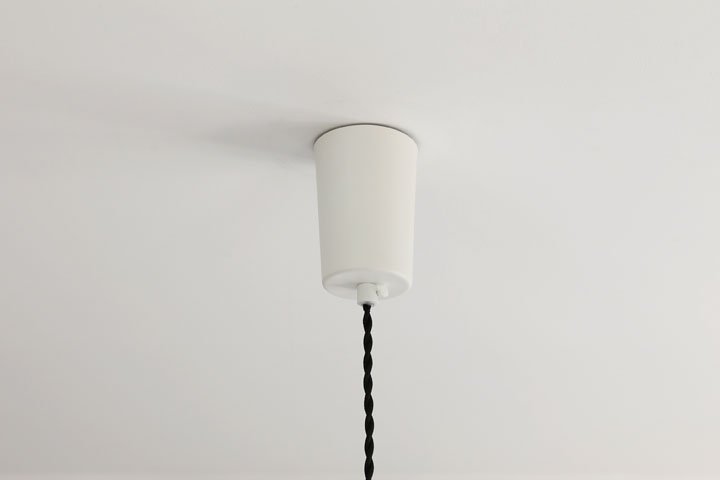 ペンダントライト シンプル 1灯 Krone ホワイト｜デザイン照明のCROIX