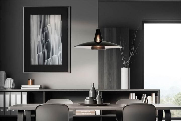 ペンダントライト ガラス 照明器具 1灯 Scorre ブラック