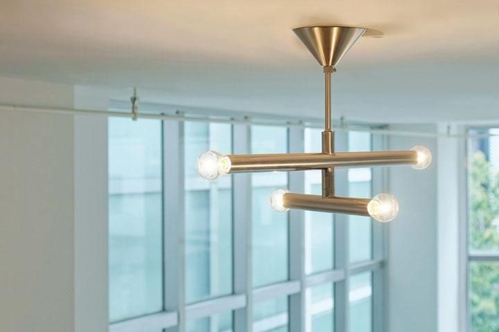 シルバー シーリングライト 4灯式 4灯シーリングライト シルバー 照明器具 Fonction｜デザイン照明