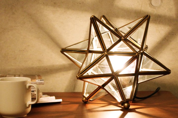 テーブルライト アンティーク レトロ Etoile クリア｜デザイン照明の 