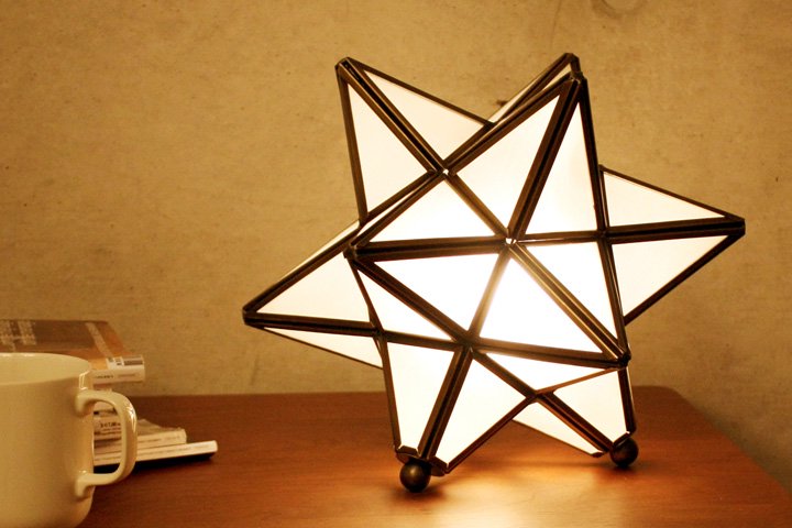 テーブルライト ランプ ガラス Etoile フロスト｜デザイン照明の