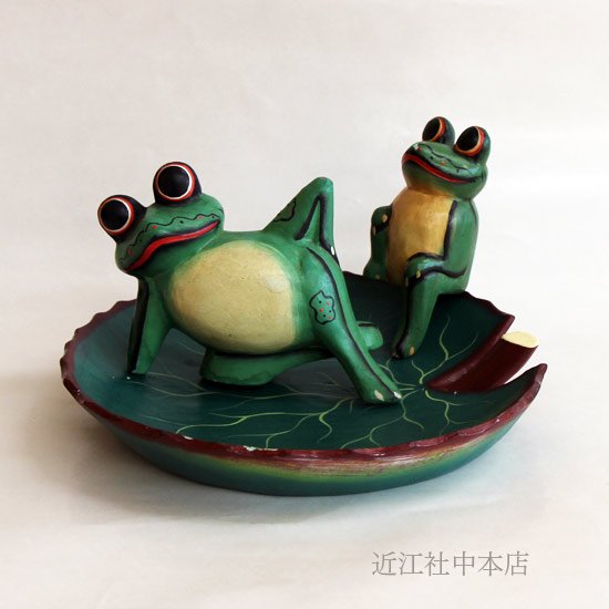 手彫りの 蛙 ⭐︎ 伊勢 光武 在銘-