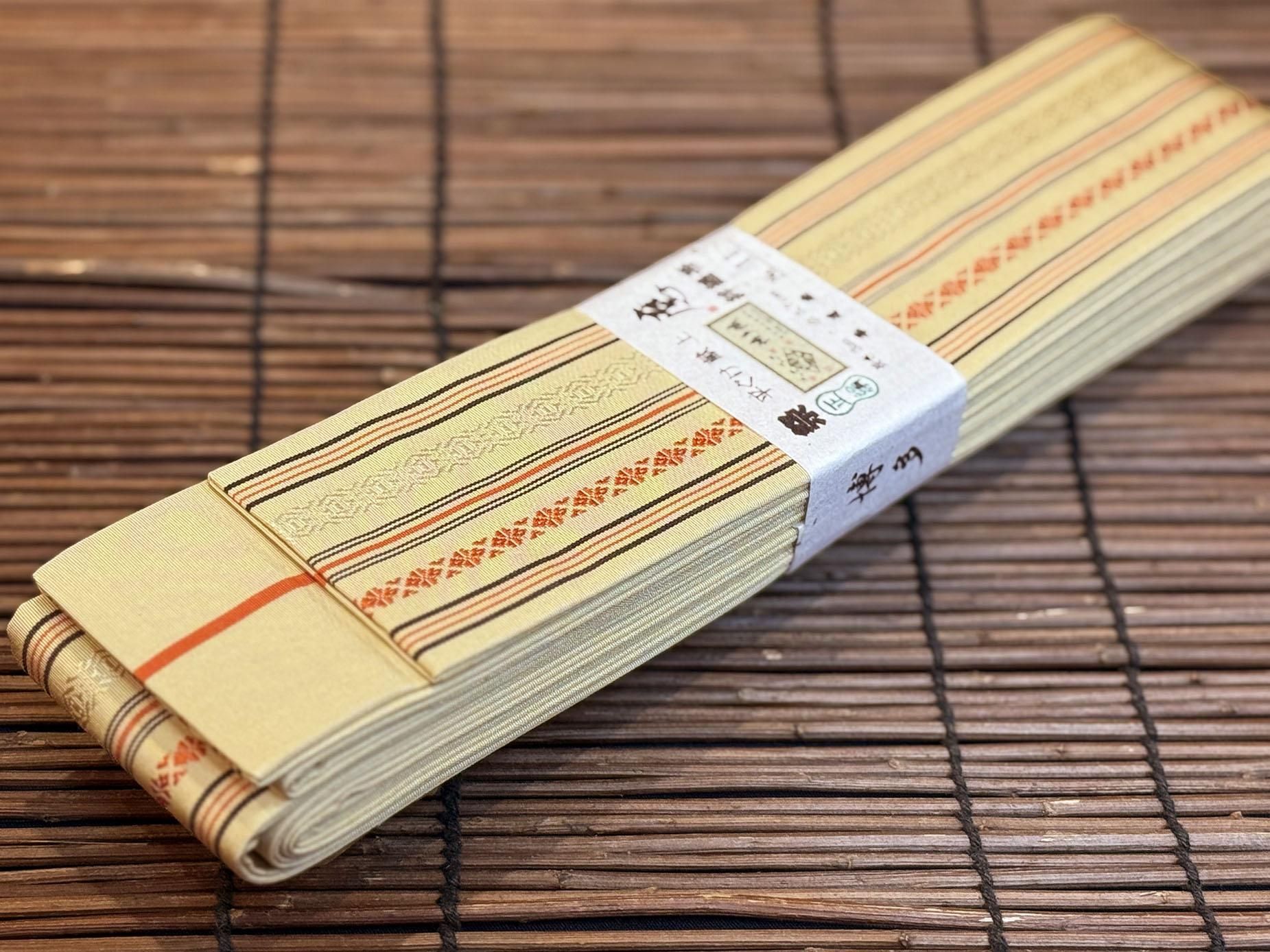 正絹平ぐけ帯 | ベージュ - 祭用品専門店 下町工芸 浅草屋