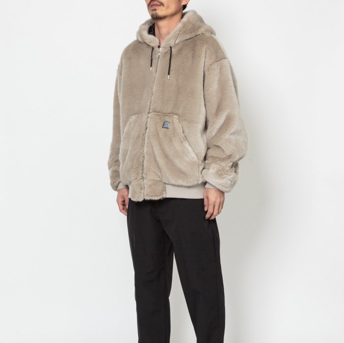 オックスフォードブルー FLAGSTUFF フラグスタフ18aw Zip Up Fur