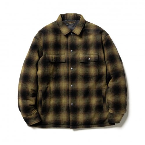 FLAGSTUFF フラグスタフ QUILTING CHECK SHIRTS - CONUR ONLINESHOP ...