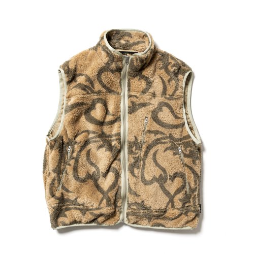 FLAGSTUFF フラグスタフ ORIGINAL TRIBAL CAMO FLEECE VEST - CONUR