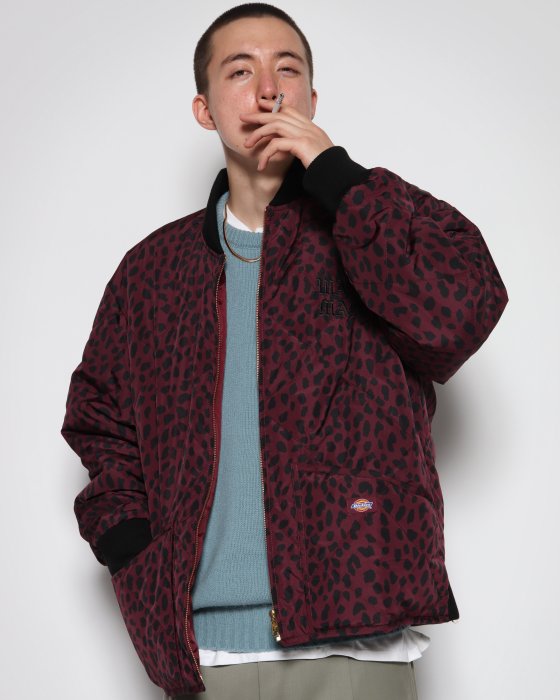 WACKO MARIA ワコマリア DICKIES / LEOPARD QUILTED JACKET - CONUR