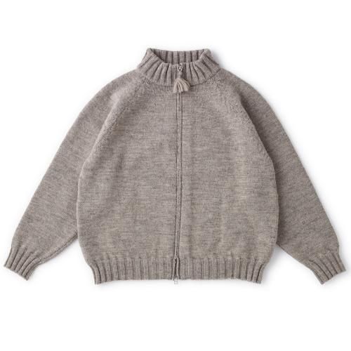 OLD JOE&CO. オールドジョー TWEEDY YARN ZIP SWEATER - CONUR