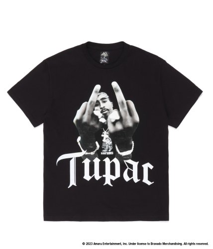 WACKO MARIA 2PAC T-SHIRT 黒Tシャツ/カットソー(半袖/袖なし) - T