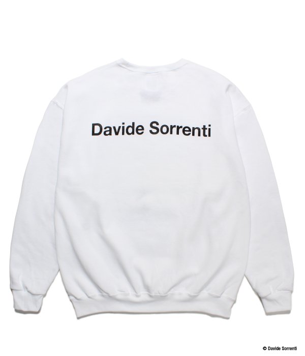 WACKO MARIA ワコマリア DAVIDE SORRENTI / CREW NECK SWEAT SHIRT