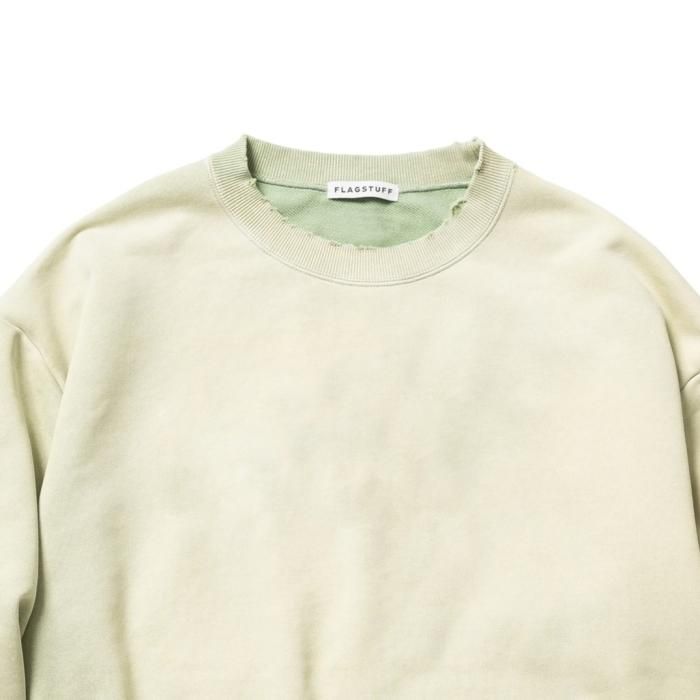 フラグスタフ　boro sweat ボロスウェット F-LAGSTUF-F/フラグスタフ/BORO SWEAT/ボロスウェット/BLACK